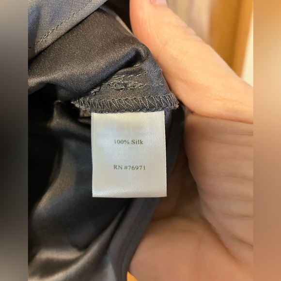 $129 Gorgeous Garnet Hill layered ruffle shift dress in washable 100% silk  2 4 - Picture 7 of 10